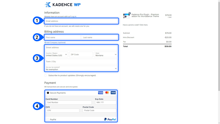 upgrade to kadence pro