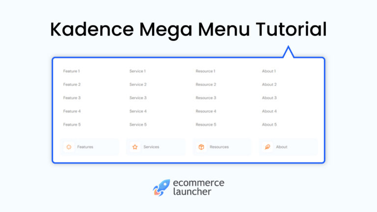 kadence mega menu tutorial