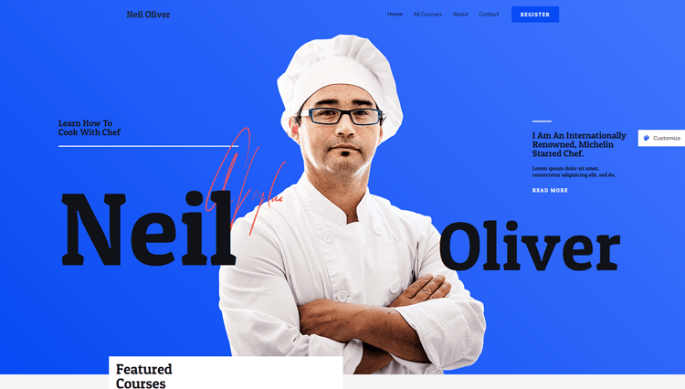 screenshot of a site built using kadence theme alternative astra