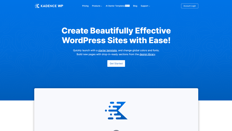 kadencewp homepage