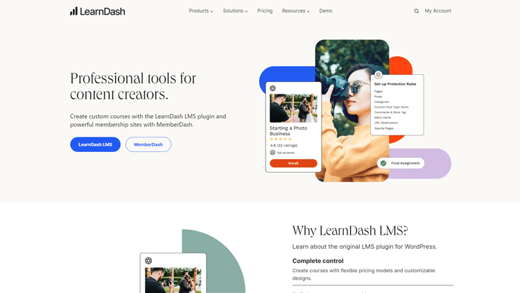 learndash homepage