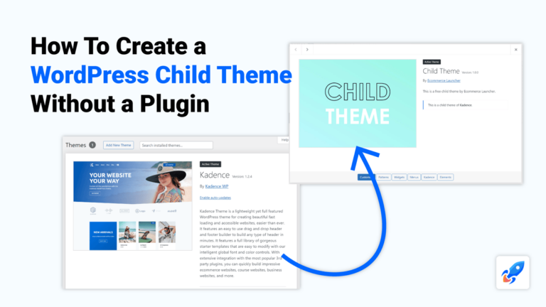 how to create a wordpress child theme hero image