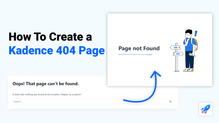 custom kadence 404 page featured image