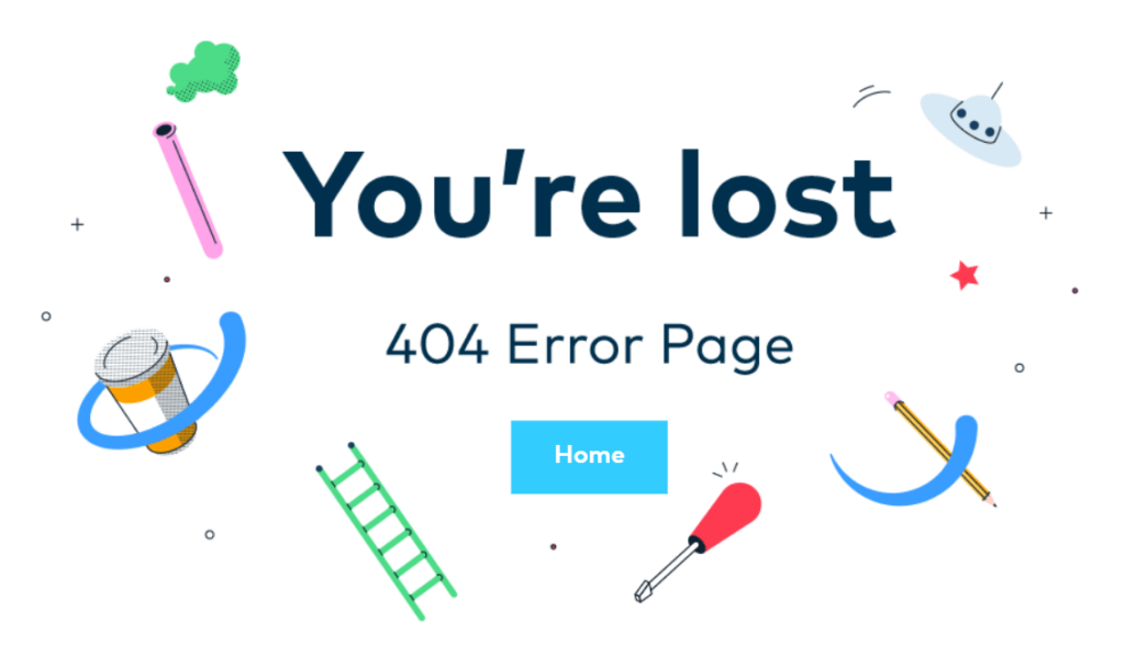 404 page error on Visla's website