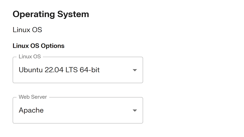Operating System Ubuntu 22.04 and Web Server Apache